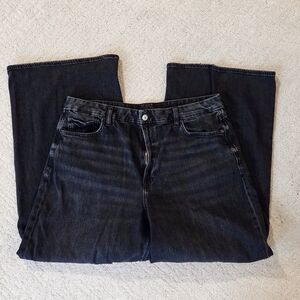American Eagle Outfitters Black Wide Leg Jeans